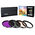 Polaroid Optics 58mm 4 Piece Filter Set (UV, CPL, FLD, WARMING)