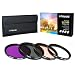 Polaroid 52mm HD Multi Coated Glass 4 Piece Filter Kit with Case