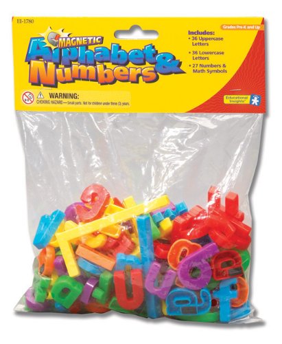 Imagen principal de Learning Resources - Letras y números magnéticos (no incluye pizarra magnética)