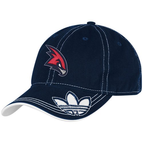 adidas Atlanta Hawks Navy Blue Slouch Adjustable Hat