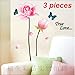 DIY Flower Butterfly Wall Sticker Decals LW966