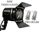 300 Watt Professional Super Powerful Video Light for Camcorders & Camera +  ....