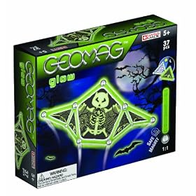 Geomag  Scary Glow in The Dark Set (37 Pieces)