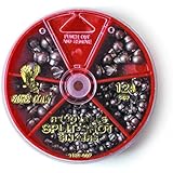 Eagle Claw Split Shot Sinker Assortment 124-Piece
