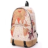 BEIER® MT3 Classic Newspaper National flag Fashion College Backpack Schoolbag