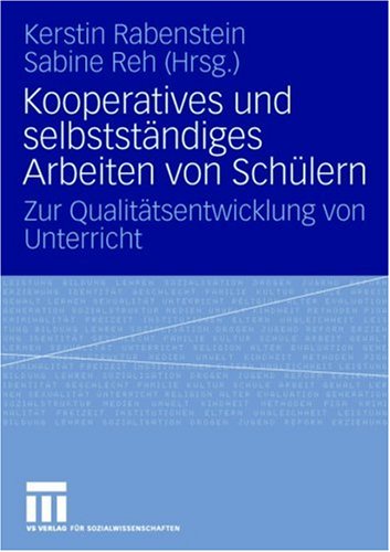 Kooperatives und selbst�ndiges Arbeiten von Sch�lern
