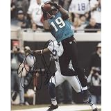 Ernest Wilford Autographed Jacksonville Jaguars (Teal Jersey) 8x10 Photo