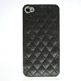 Gekiten Softbank au iPhone 4 4S Quilt Diamond Black 【アイフォン 4 4S対応 キルト ダイヤモンド 菱形 ケース】 ブラック 黒 CASEIH4S-QuiltDiamond-BK black diamond