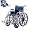 Excel 450 Lb Capcity Extra-Wide Wheelchairs - Swing away (non elevating) legrests