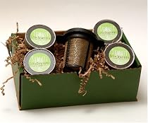 "Teas for the Holidays" Tea Sampler Gift Box - Our Favorite Collection of 4 Teas for the Holidays and 1 Finum Medium Brew Basket - FREE Gift Wrap!!