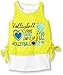 Dream Star Girls' Printed Mesh Tank with Side Ties 2pc Set