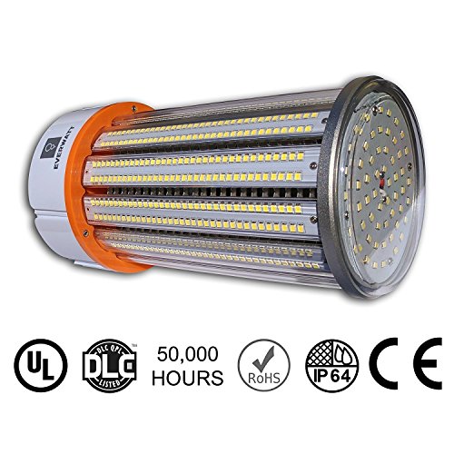 100W LED Corn Light Bulb, Large Mogul E39 Base, 11500 Lumens, 4000K, Replacement for 600W to 700W Equivalent Metal Halide Bulb, HID, CFL, HPS
