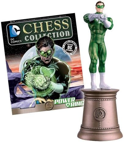 Eaglemoss Publications DC Superhero Power Ring Black Bishop Chess Piece with Collector Magazine