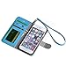 BUDDIBOX iPhone 6s Case, [Wrist Strap] Premium PU Leather Wallet Case with [Kickstand] Card Holder and ID Slot for Apple iPhone 6S / 6, (Sky Blue)