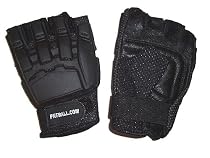 Hot Fingerless Large Leather Paintball Gloves Glove