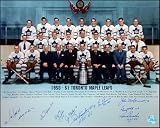 1951 Maple Leafs Stanley Cup Team Autographed/Hand Signed 16X20 #/51