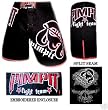 PIMPIT FIGHT TEAM BLACK MMA FIGHTER SHORTS SIZE 28