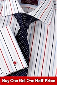 Luxury Sartorial Pure Cotton Striped Shirt