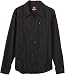Quiksilver Boys 8-20 Regatta Long Sleeve Woven Shirt,Black,Medium