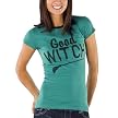 License Juniors Halloween Witch Graphic Tee - Green