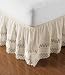 L.L.Bean Heirloom Crocheted Bedskirt Full 18