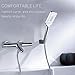 URBST Luxury Handheld Shower Heads with Hose,Holder,multi-function Control Buttons,3 Sprays,water saving Shower Head Set( Square)