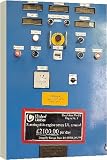 Box Canvas Print of The control panels for the biogas boilers at Daveyhulme wastewater treatment... from Specialist Stock