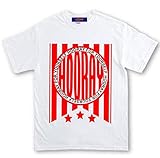 HOORAY(フーレイ) ダンス 衣装 ヒップホップ キッズサイズ スターロゴTシャツ 160 ホワイト