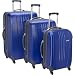 Travelers Choice Luggage Toronto Three Piece Hardside Spinner Luggage, Navy, One Size