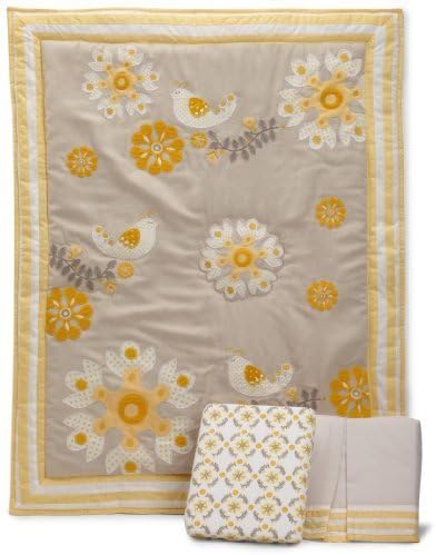 MiGi 3 Piece Crib Set, Sweet Sunshine (Discontinued by Manufacturer) by MIGI