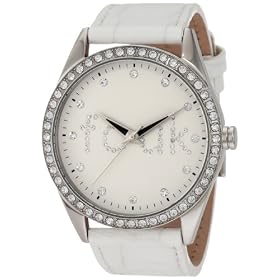 French Connection Ladies Stone Set Watch W429.14FC With White Strap