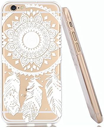 iphone 6 Case , FiveBox Henna Ojibwe Dream Catcher Ethnic Tribal Clear Transparent Plastic Case Cover for iphone 6 4.7 Inch