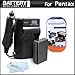 Battery And Charger Kit For Pentax K-30, K30, K-r Digital SLR Camera Includes Extended Replacement (1200Mah) D-LI109 Battery + Ac/Dc Rapid Travel Charger + MicroFiber Cloth + More