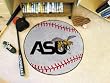 Alabama State Univ Baseball 29" Round Floor Mat (Rug) - Alabama State Hornets NCAA College Athletics