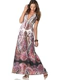 One World Paisley Print Sleeveless Maxi Dress