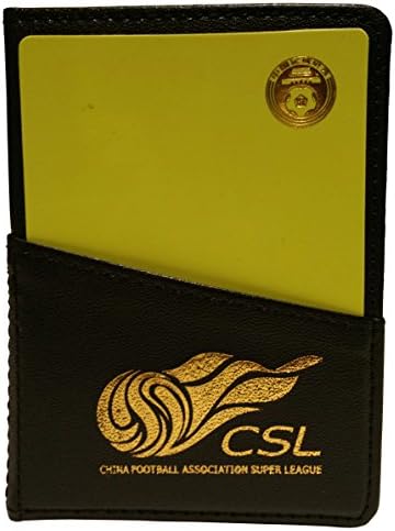 CSL China Football Association Referee Wallet with Red and Yellow Card