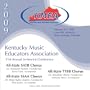 2009 Kentucky Music Educators Association, All-State SATB, SSAA and TTBB Choruses