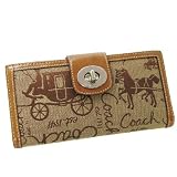 コーチ財布/COACH◆ホースキャリッジ ターンロック...