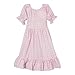 Making Believe Girls Calico Print Floral Pioneer Dress - Size 4-6 Pink