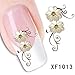 ZGY Fashion Elegant Daisy Flower Nail Water Decals Art Transfer Stickers Nail DIY Decoration