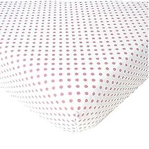 Tadpoles Basics 2-pc. Fitted Crib Sheet Set - Pink Polka Dot