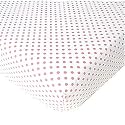 Tadpoles Basics 2-pc. Fitted Crib Sheet Set - Pink Polka Dot