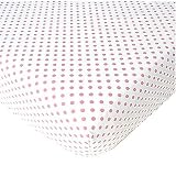 Tadpoles Basics 2-pc. Fitted Crib Sheet Set - Pink Polka Dot