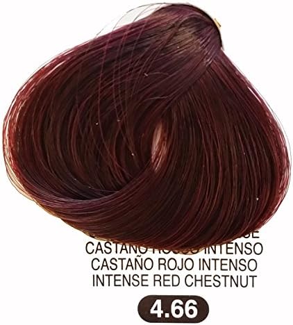 Terme Professional Permanent Hair Coloring Cream 100ml #4.66 Intense Red Chestnut