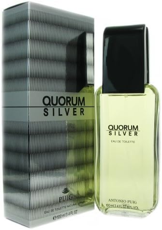 Antonio Puig Quorum Silver Eau de Toilette for Men - 100 ml by Quorum Silver