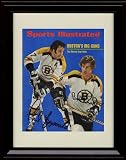 Framed Bobby Orr/Phil Esposito Sports Illustrated Autograph Print - Boston Bruins - 5/8/1972