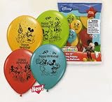 Mickey Mouse Birthday Balloons - Package of 6