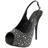 Liliana Womens Carinthia-2 Peep-Toe Pump