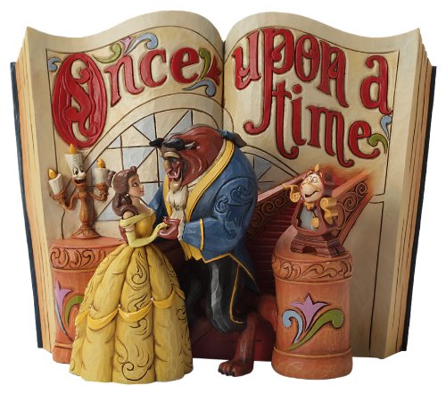 Enesco Disney Traditions by Jim Shore Beauty and The Beast Storybook Figurine, 6-Inch