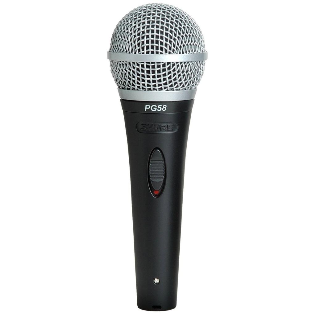 Shure PG58XLR Cardioid Dynamic Vocal Microphone with XLR